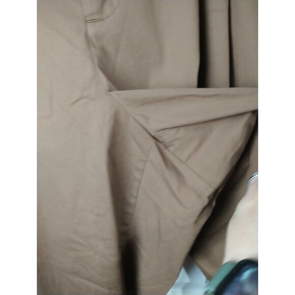 Lands End Woman 20W High Rise Poplin Crisp Chino Wide Leg Pants dress up or down - Picture 6 of 11